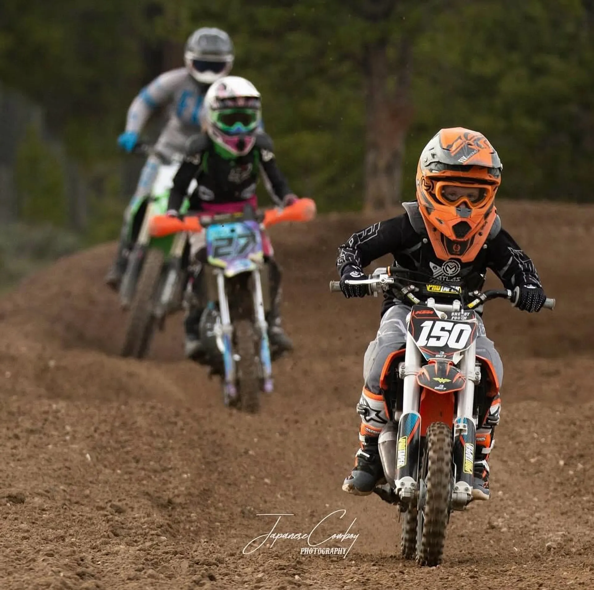 Aerial view of Leadville MX Park park
